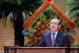 Luong Quoc Doan is re-elected President of the Vietnam Farmers’ Union for the 2026–2031 tenure. (Photo: VNA)