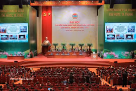 The 9th National Congress of the Vietnam Farmers' Association opens in Hanoi on June 8. (Photo: VNA)