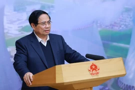 Prime Minister Pham Minh Chinh speaks at the 4th meeting of the Steering Committee for Nuclear Power Plant Construction in Hanoi on January 7, 2025. (Photo: VNA)