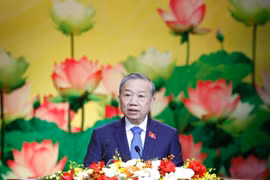 Party General Secretary To Lam speaks at the 11th National Patriotic Emulation Congress. (Photo: VNA)