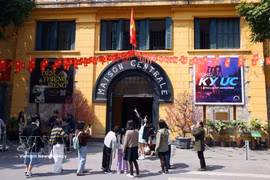 The Hoa Lo Prison historical site is a popular destination among visitors (Photo: VNA)