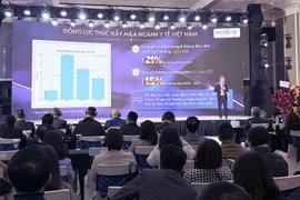 Associate Professor Dr Dang Duc Nhu, Senior Advisor at Medical Law, speaks at the conference. (Photo: VietnamPlus)