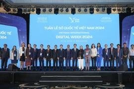 Delegates at the Vietnam International Digital Week 2024. (Photo: VietnamPlus)