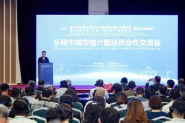 A conference to promote China's Laoling city is held in Ho Chi Minh City. (Photo: VNA)
