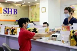 A transaction office of the Sai Gon – Hanoi Commercial Joint Stock Bank (SHB). (Photo: VNA)