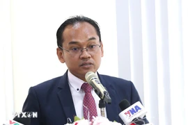 Dr. Seun Sam, a political science researcher at the Royal Academy of Cambodia (RAC). (Photo: VNA)