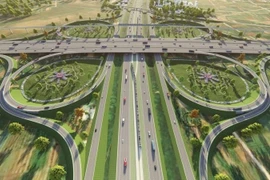A perspective view of Ring Road 4, which will connect with the Olympic sports urban area (Photo: nhandan.vn)