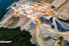 The Mineral and Geology Law will contribute to unlocking resources, especially materials for key national traffic projects. (Photo: VNA)