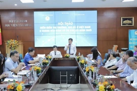 Delegates at the conference in Hanoi on July 9. (Photo: hanoimoi.vn)