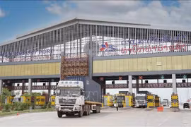 Thanaleng Vientiane Dry Port in Hadxaiphong district, in Vientiane capital of Laos (Photo: VNA) 
