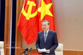 Party General Secretary To Lam speaks at the event. (Photo: VNA)