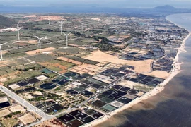 The construction site of the Ninh Thuan 1 nuclear power project (Photo: VNA)