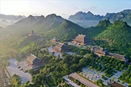 Tam Chuc pagoda - a tourist attraction in Ha Nam province (Photo: VNA)