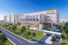 Perspective of the VNVC vaccine and biological products factory in the southern province of Long An. (Photo: baochinhphu.vn)