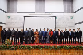 On July 10, 2025, a seminar on Vietnam – Côte d’Ivoire economic policy and cooperation takes place at the headquarters of the Côte d’Ivoire Ministry of Foreign Affairs, African Integration and Ivorians Abroad, with the participation of nearly 200 delegates. (Photo: VNA)