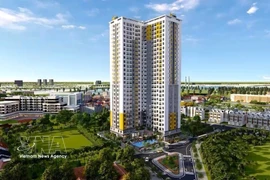 An apartment building developed by BCONS in Binh Duong (Photo: VNA)