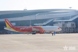 Vietjet's inaugural flight to Long Thanh International Airport (Source: qdnd.vn)