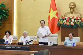 National Assembly Chairman Tran Thanh Man delivers his closing remarks at the National Assembly Standing Committee's 4th session in Hanoi on July 29, 2026. (Photo: VNA)