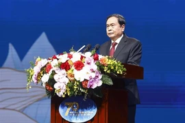 National Assembly Chairman Tran Thanh Man addresses the ceremony marking the 70th anniversary of the Vietnamese Doctors’ Day in Hanoi on February 26. (Photo: VNA)