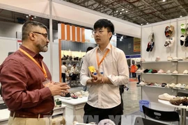 A booth at the Global Sourcing Fair Vietnam 2025 in Ho Chi Minh City. (Photo: VNA)