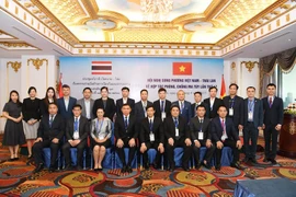 Delegates to the 17th Vietnam–Thailand Bilateral Meeting on Drug Control Cooperation on August 14 in Hanoi. (Photo: VNA)