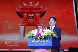 State President Luong Cuong delivers New Year greetings to overseas Vietnamese. (Photo: VNA)