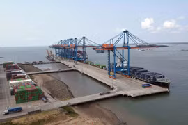 Germalink port's first phase is in operation (Photo: VNA)