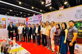 Visitors at the Vietnamese booth at the BEYOND FOOD EXPO 2026 (Photo: VNA)