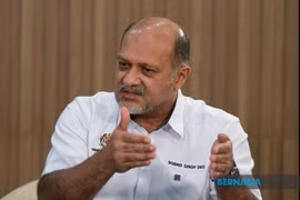 Malaysian Digital Minister Gobind Singh Deo. (Photo: Bernama)
