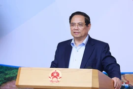 Prime Minister Pham Minh Chinh speaks at the 19th meeting of the State Steering Committee for National Key Transport Projects on July 31. (Photo: VNA)