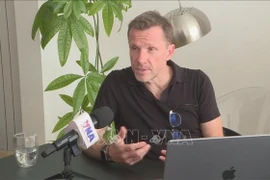 David Grunewald, a lecturer at the Université Libre de Bruxelles (ULB) (Photo: VNA)