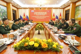 The 7th Vietnam - Russia Defence Strategy Dialogue is held on December 26 in Hanoi. (Photo: qdnd.vn)