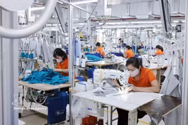 An export-oriented apparel factory of the Hung Viet Garment Joint Stock Company (Photo: VNA)