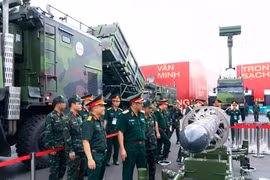 Viettel is presenting 50 cutting-edge civilian and military technology products at the national exhibition "80-Year Journey of Independence – Freedom – Happiness”. (Photo: VNA)