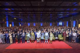 At the opening ceremony (Photo: VNA)