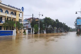 A flooded area in the central region (Photo: VNA)