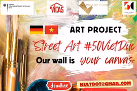 Outdoor mural art project promotes Vietnam – Germany cultural exchange