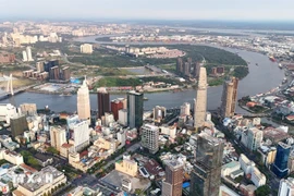 A bird's eye view of Ho Chi Minh City (Photo: VNA)