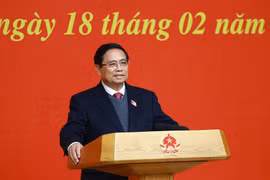 Prime Minister Pham Minh Chinh speaks at the conference (Photo: VNA)
