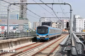The Ben Thanh-Suoi Tien metro line in HCM City. (Photo: VNA)