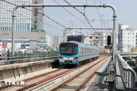 The Ben Thanh-Suoi Tien metro line in HCM City. (Photo: VNA)