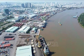 Cargo handling operations at Saigon Port, Ho Chi Minh City (Photo: VNA)