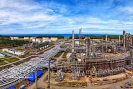 A view of the Dung Quat Oil Refinery. (Photo: VNA)