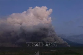Indonesia's Semeru volcano erupts four times on April 22