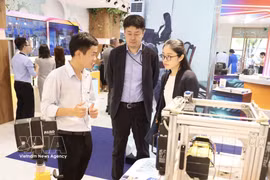 At the 2025 trade connectivity week for mechanical, electrical and digital industries. (Photo: VNA)