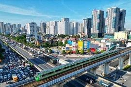 Cat Linh - Ha Dong metro line in Hanoi becomes operational on November 6, 2021 (Photo: VNA)