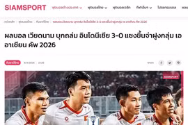 Thailan's Siam Sport article praises Vietnam's performance (Photo published by VNA)