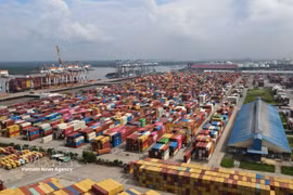 A view of Cai Mep - Thi Vai Port in Ho Chi Minh City (Photo: VNA)