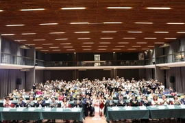 More than 120 young Vietnamese people from 14 European countries gather in Budapest for the 11th Festival of Vietnamese Youth and Students in Europe. (Photo: the Vietnamese Students’ Association in Hungary)