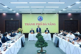 Prime Minister Pham Minh Chinh addresses a working session with the Da Nang Party Committee's Standing Board on February 28. (Photo: VNA)